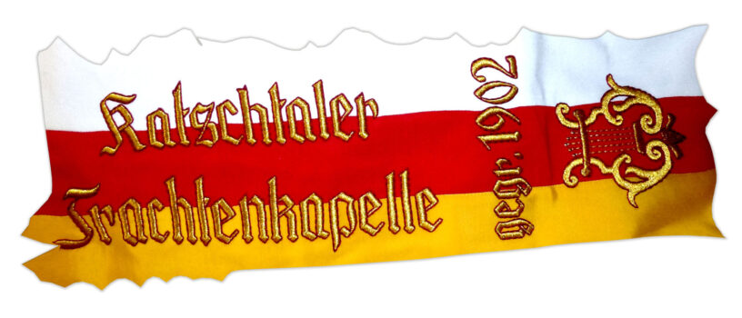 Schärpe mit Konturenstick